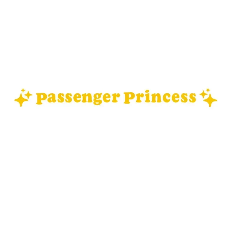 Spiegelaufkleber Passenger Princess