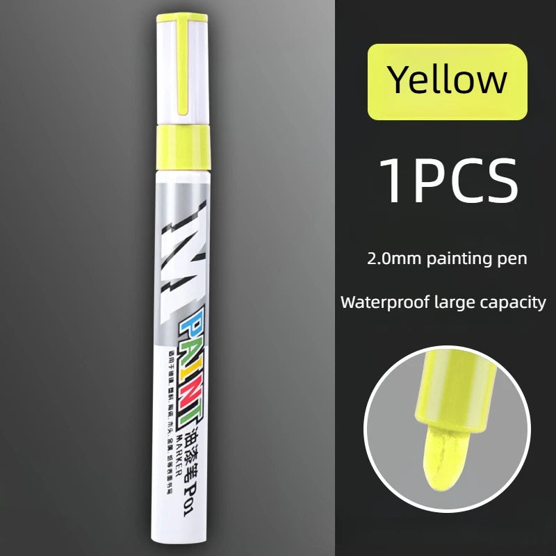 Wasserfester Reifen-Lackstift für präzises Design