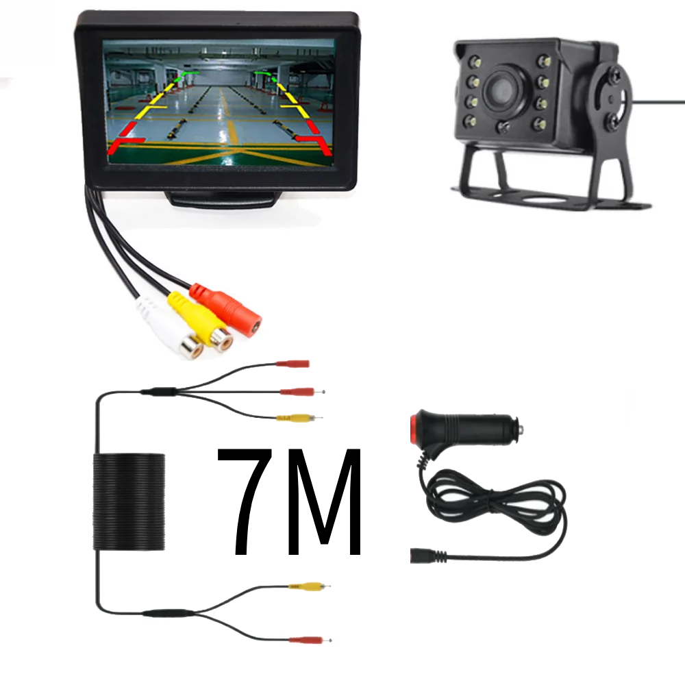 Universelle Rückfahrkamera mit 4.3/5/7 Zoll Monitor