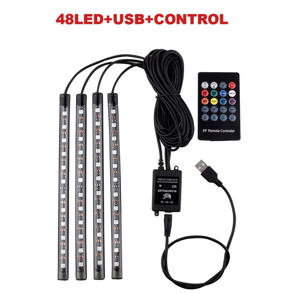 72 LED RGB Fussraumbeleuchtung