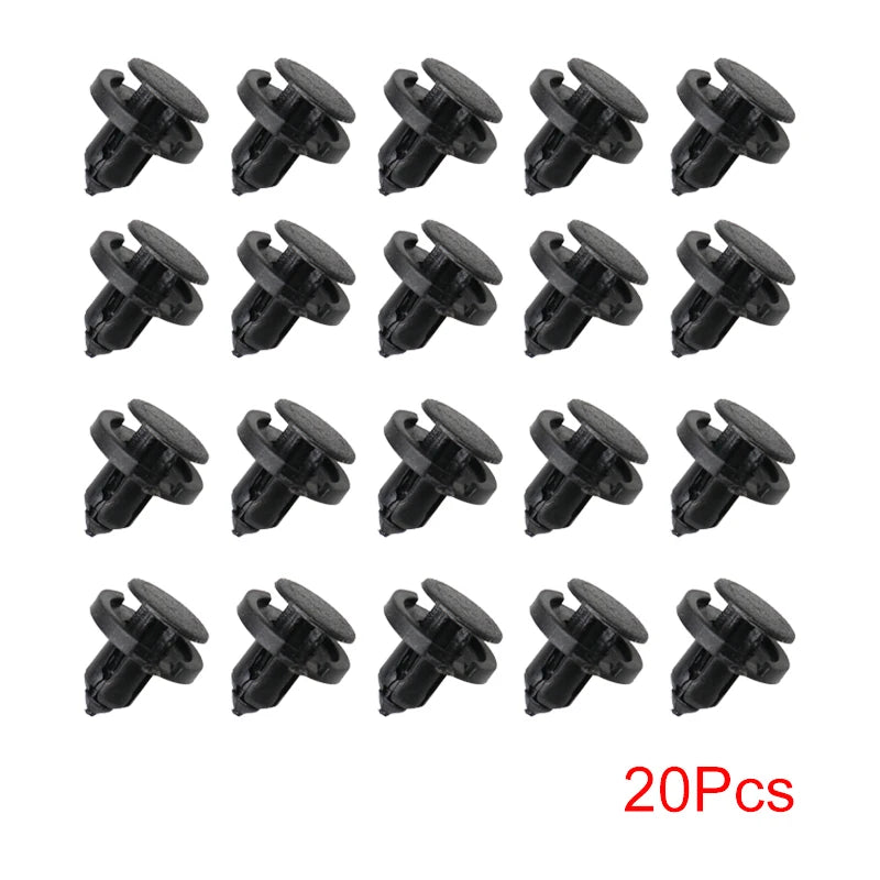 8mm Kunststoff-Klipp Set
