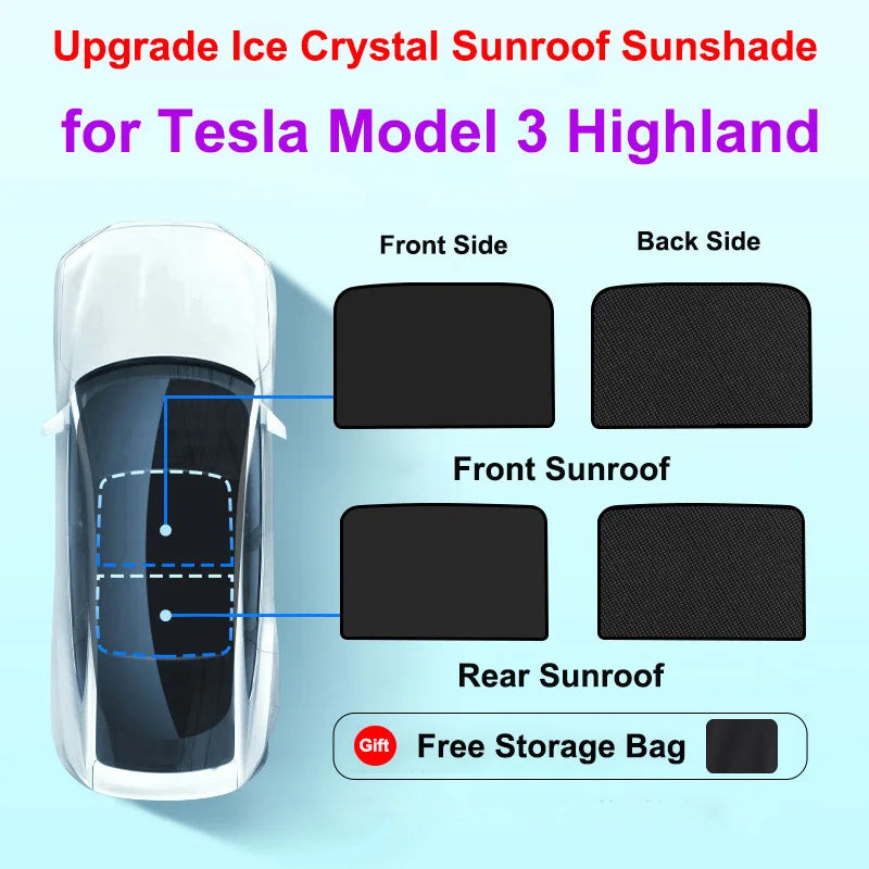 Sonnenblende für Tesla Model 3 Y 2020-2026