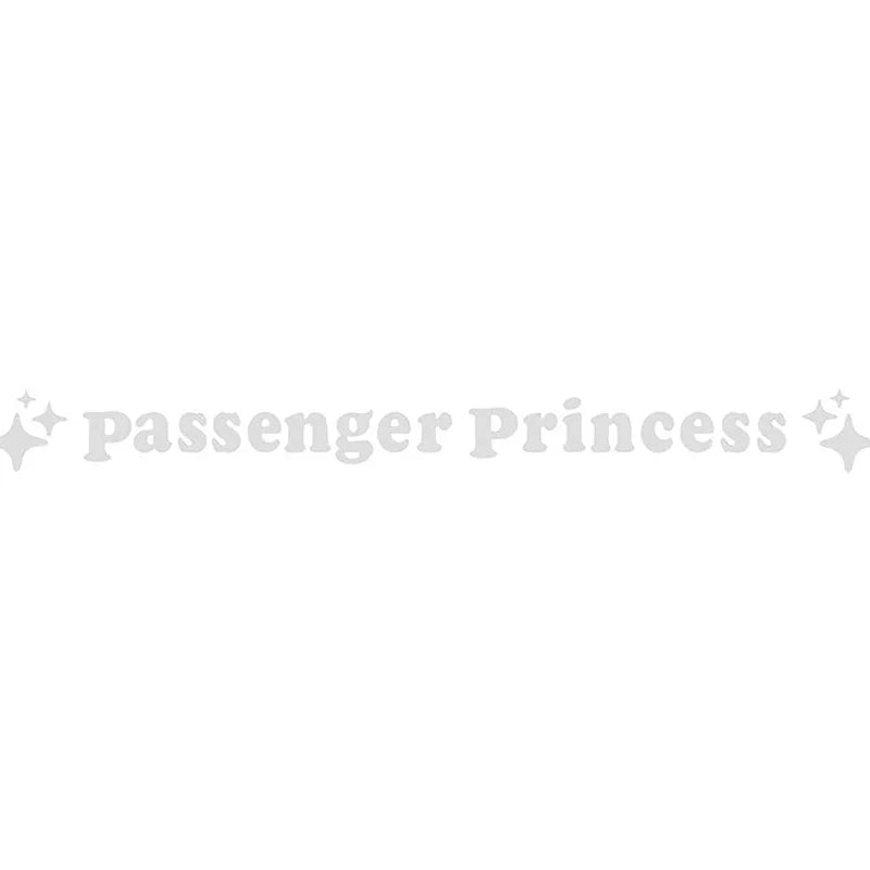 Spiegel-Dekor-Aufkleber "Passenger Princess"
