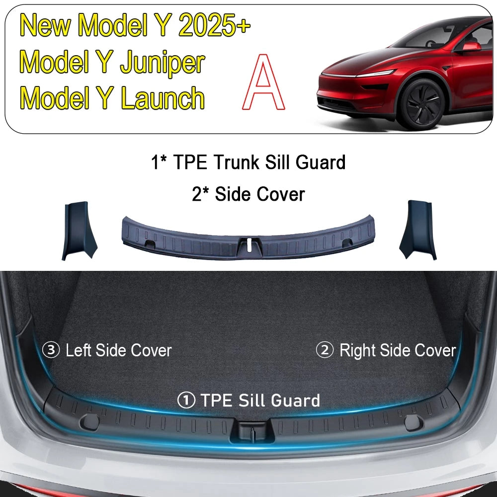 TPE Kofferraum-Schutzabdeckung Tesla Model Y