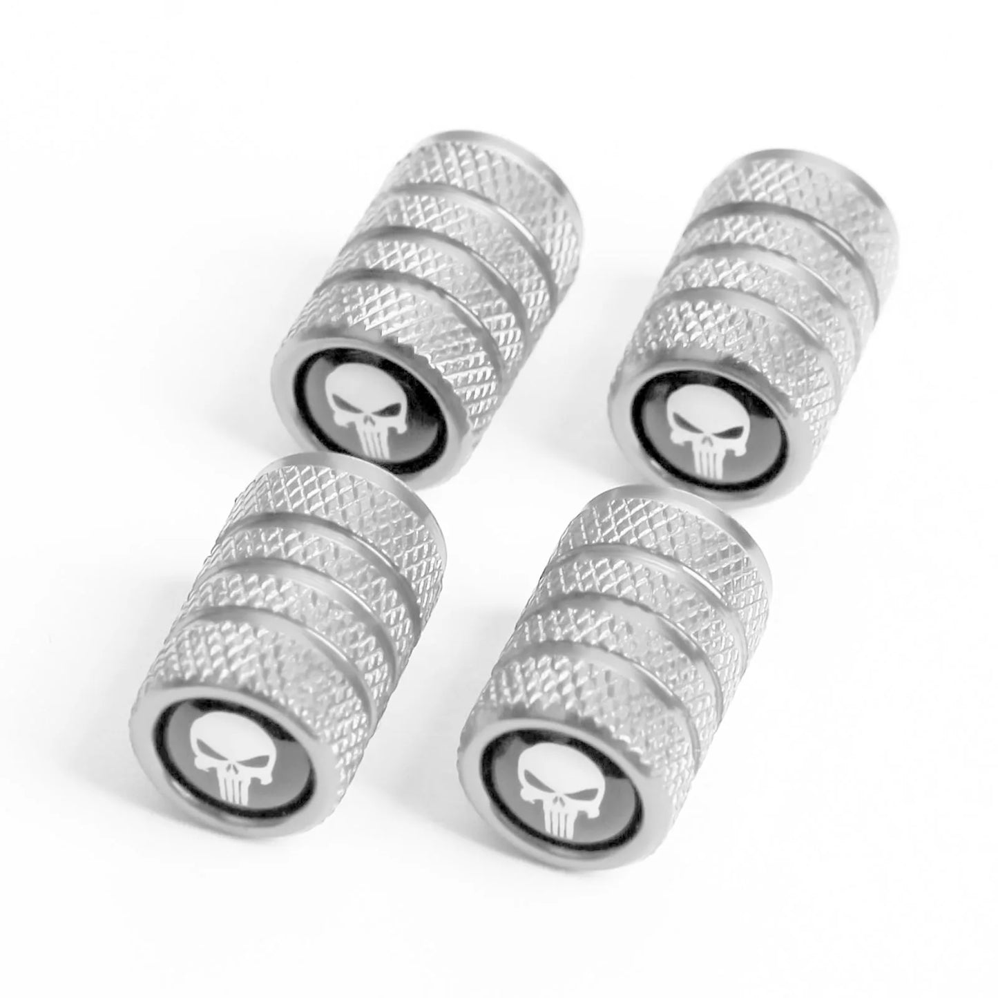 Ventilkappen Set mit Totenkopf-Design