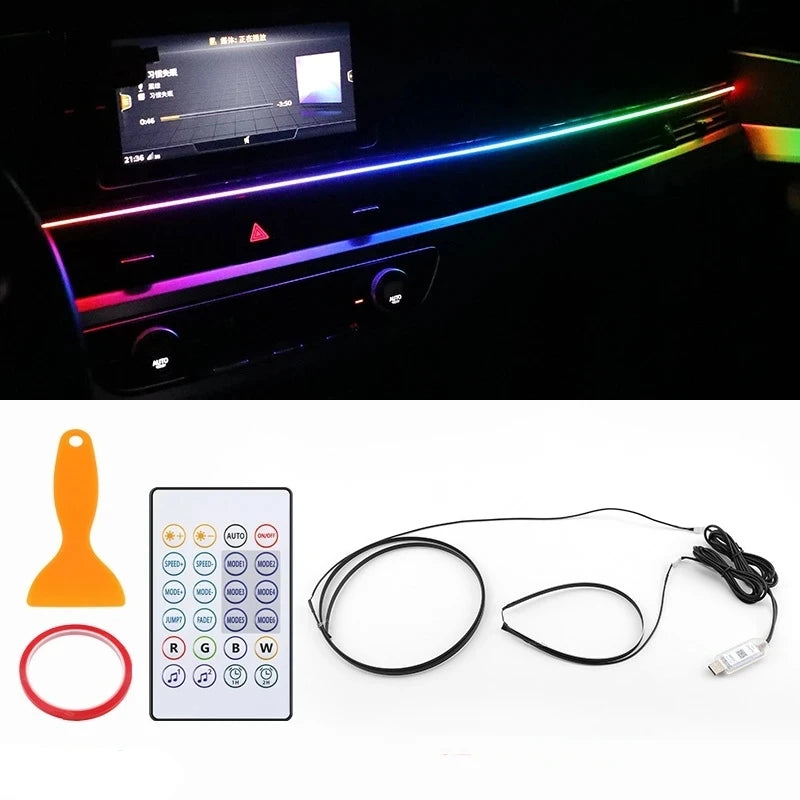 Farbige LED Innenraumbeleuchtung mit Fernbedienung