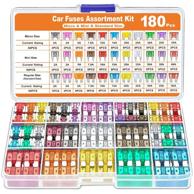 Sicherungs-Set 180tlg. – Micro, Mini & Standard – SwissGlanzGarage Autopflege Schweiz