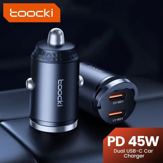 Toocki Mini PD 45W USB-C Auto-Ladegerät – SwissGlanzGarage Autopflege Schweiz