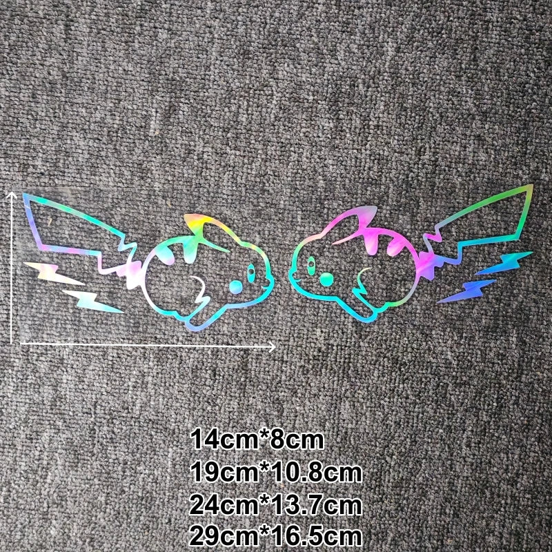 Pokemon Pikachu Auto-Aufkleber Set