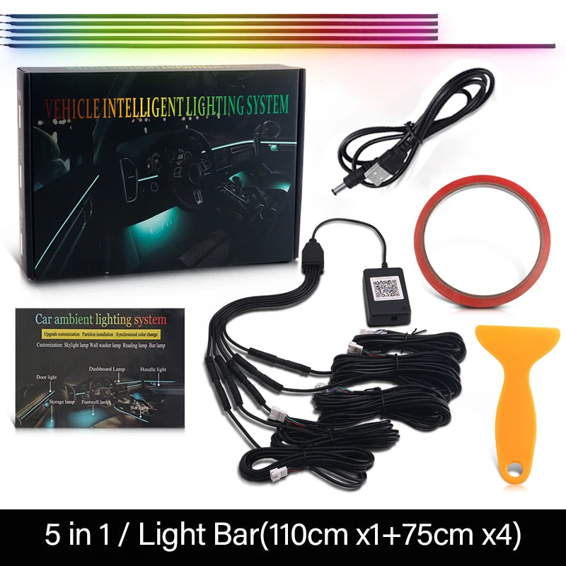18 in 1 RGB Symphony Auto-Innenraumbeleuchtung