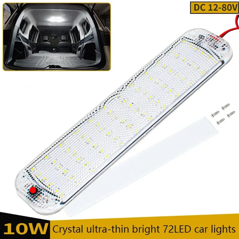 72LED Innenraumbeleuchtung 12V-80V – SwissGlanzGarage Autopflege Schweiz