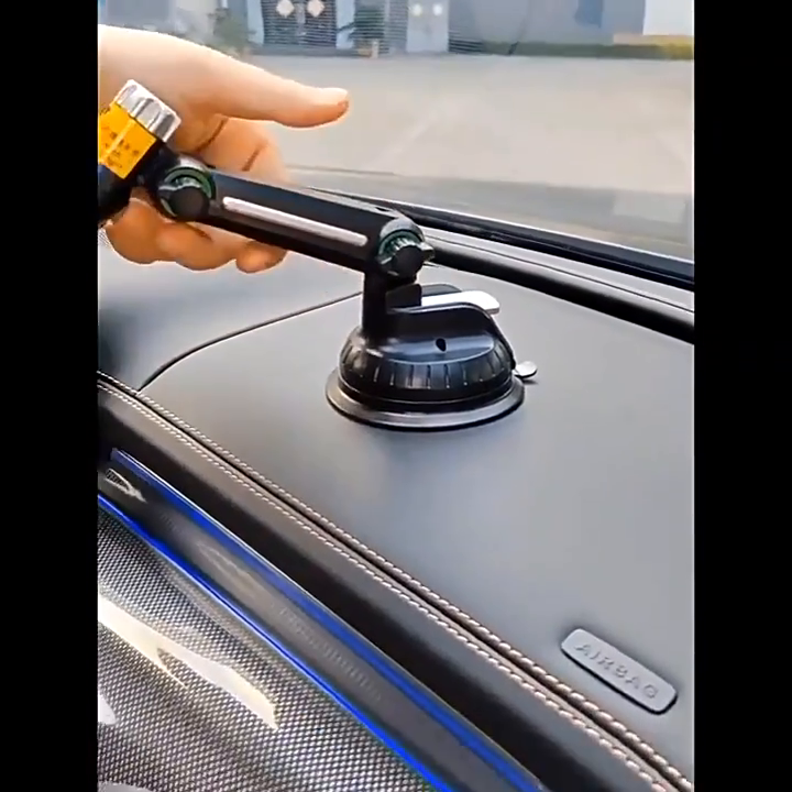 Smart Auto Handyhalterung mit Saugnapf und Emoji-Display