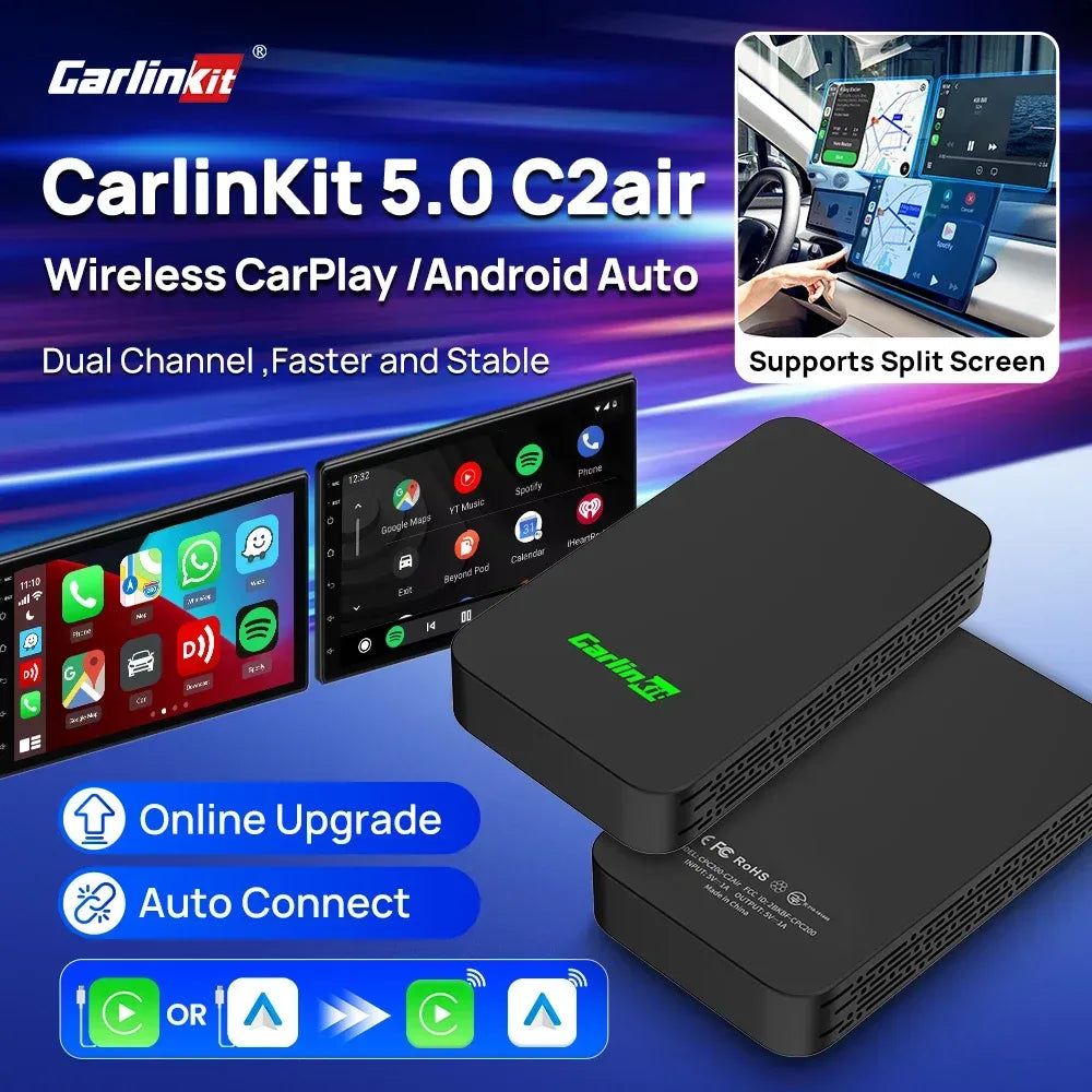 CarlinKit 5.0 C2Air Kabellos CarPlay Adapter – SwissGlanzGarage Autopflege Schweiz