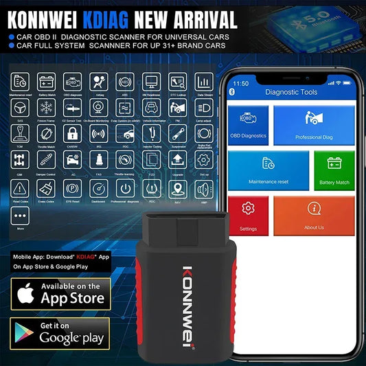 KONNWEI KDIAG OBD2 Auto-Diagnosegerät – SwissGlanzGarage Autopflege Schweiz
