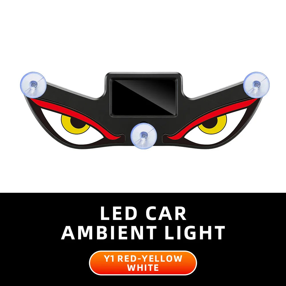 Solarbetriebene Auto Neon Licht DEMON EYE