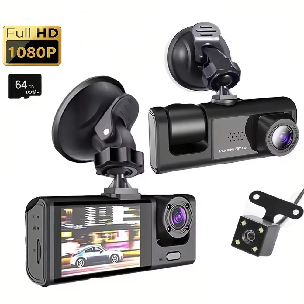 Dashcam 1080P mit IR Nachtsicht und Loop-Aufnahme
