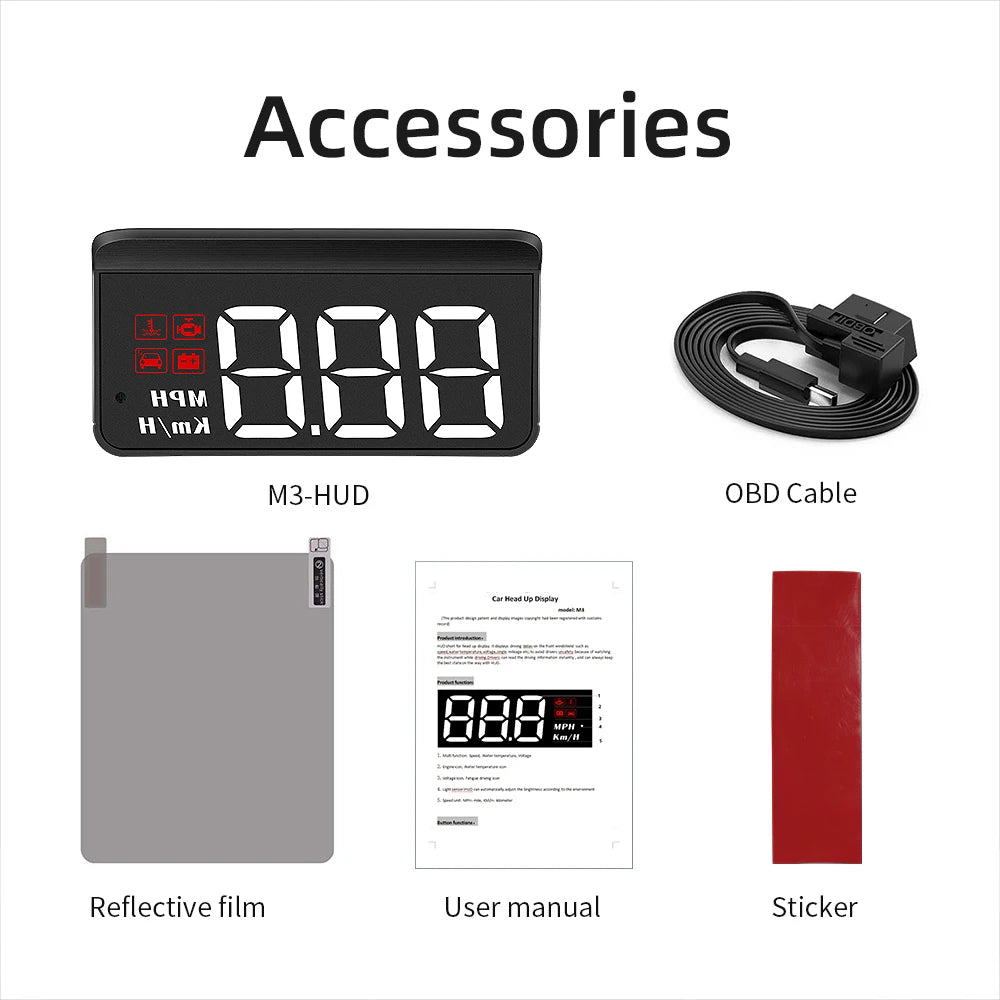 M3 OBD2 M1 GPS HUD Head-Up Display