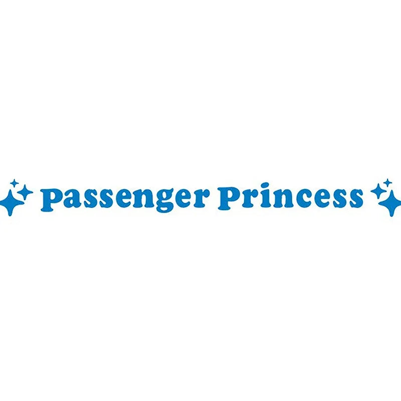 Spiegel-Dekor-Aufkleber "Passenger Princess"