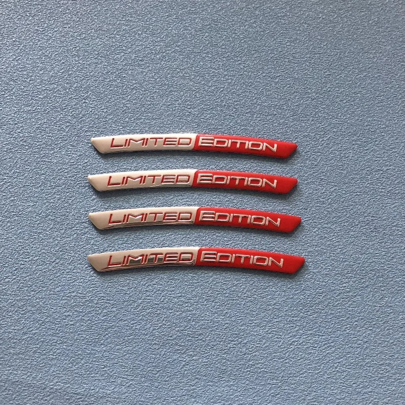 Aluminium Limited Edition Felgenaufkleber