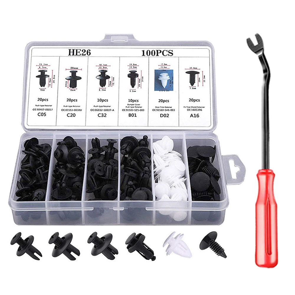 Auto-Plastik-Retainer Clips Set