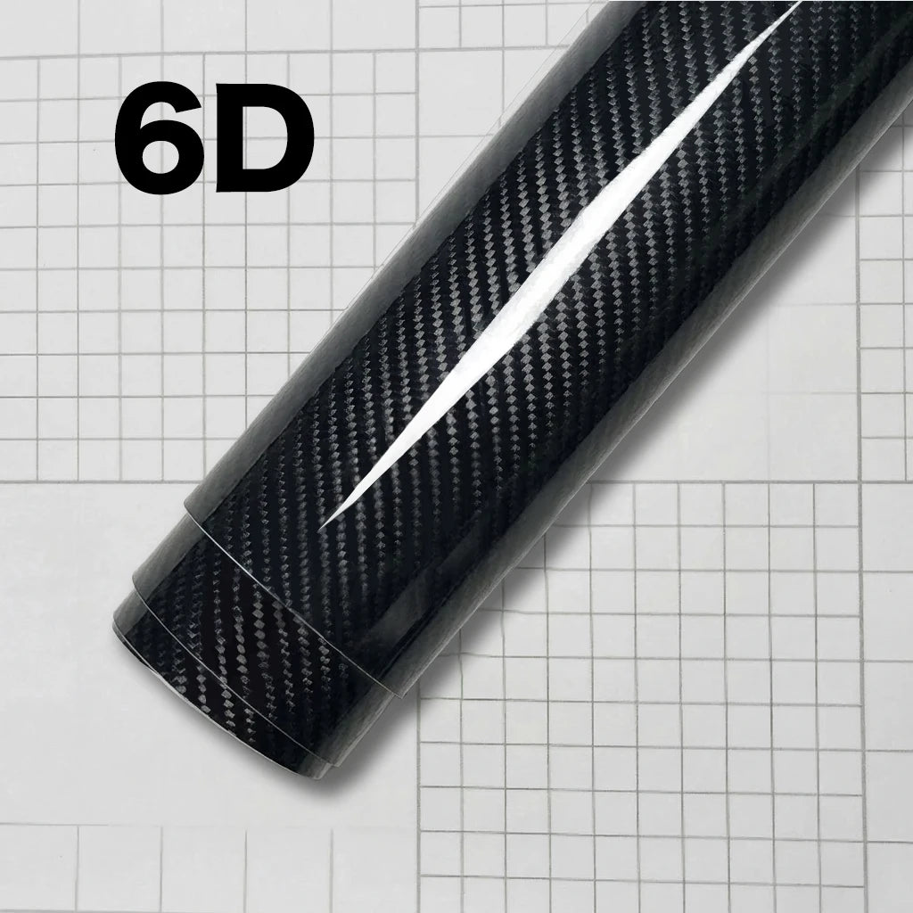 5D Carbon Fiber Folie Schwarz 1-6m