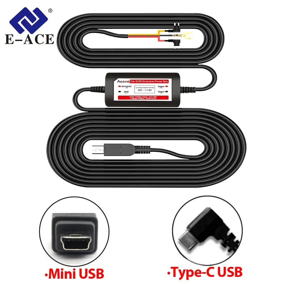 3.5 Meter Mini USB Type-C Auto-Ladegerät Set – SwissGlanzGarage Autopflege Schweiz