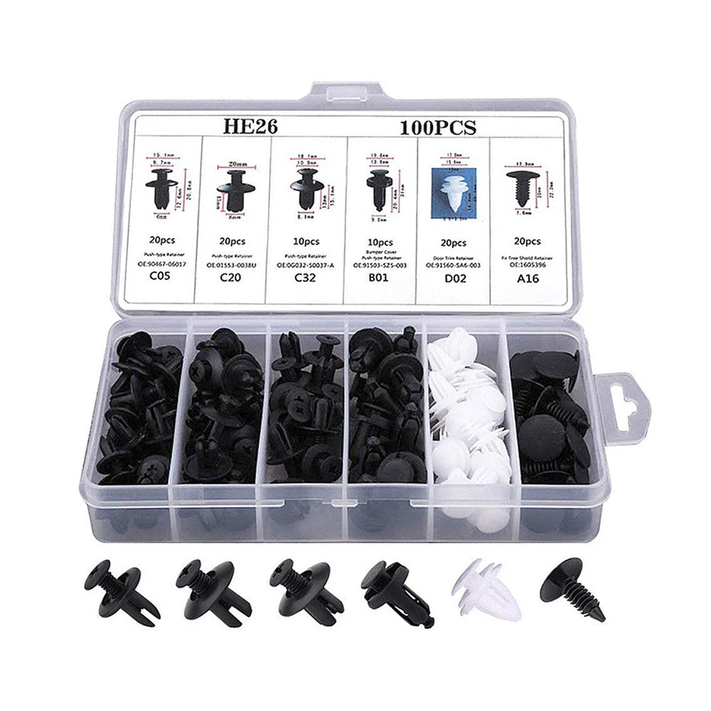 Auto-Plastik-Retainer Clips Set