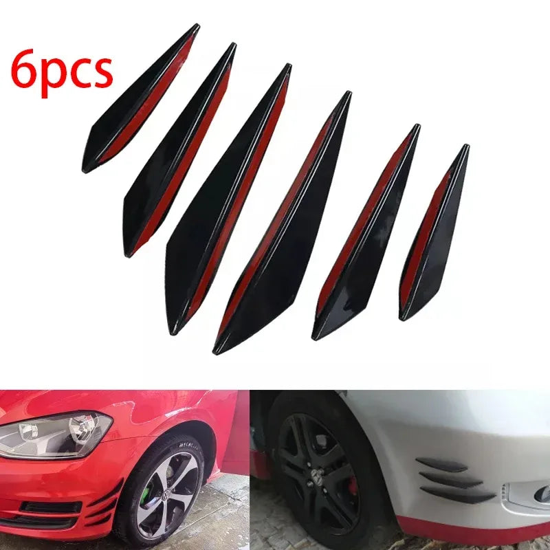 6er Stossstangen-Splitter Set Carbon-Optik – SwissGlanzGarage Autopflege Schweiz