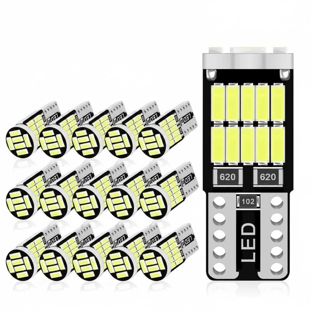 10er Set T10 W5W LED Lampen