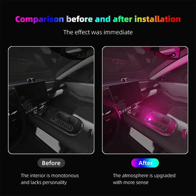 Mini Type-C LED Ambient Beleuchtung – SwissGlanzGarage Autopflege Schweiz