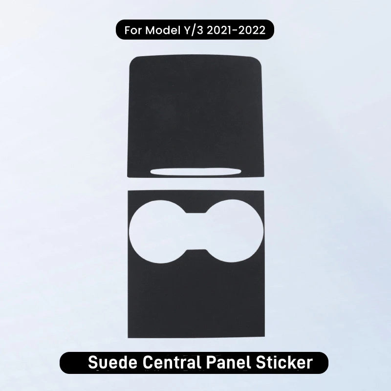 Suede Abdeckung für Mittelkonsole Tesla Model 3 Y 2021-2023