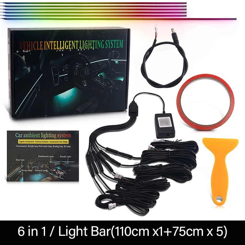 18 in 1 RGB Symphony Auto-Innenraumbeleuchtung