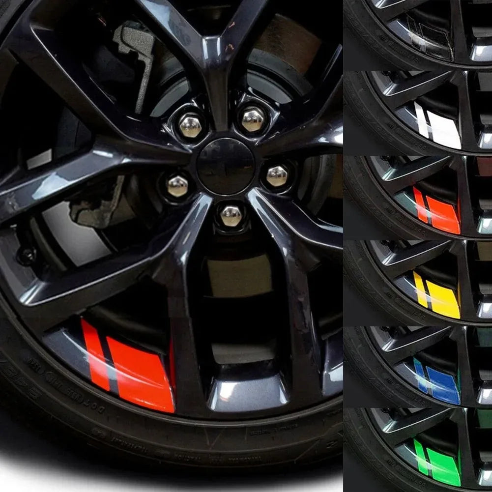 Felgen-Hub Aufkleber Set – SwissGlanzGarage Autopflege Schweiz