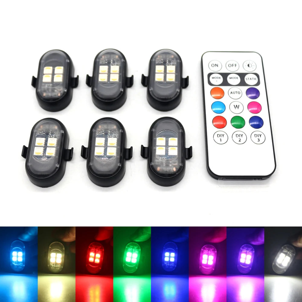 RGB Innenraumbeleuchtung mit Fernbedienung