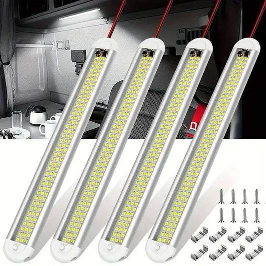 12V 24V LED Innenraum Beleuchtung Leiste 120LED – SwissGlanzGarage Autopflege Schweiz
