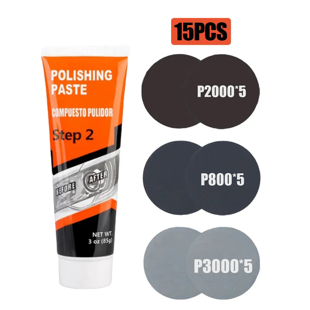 Scheinwerfer-Restaurierungs-Set mit Politur