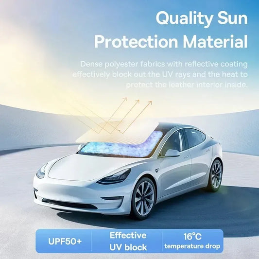 Auto-Sonnenschutz Faltbar UV-Schutz – für die Frontscheibe – SwissGlanzGarage Autopflege Schweiz