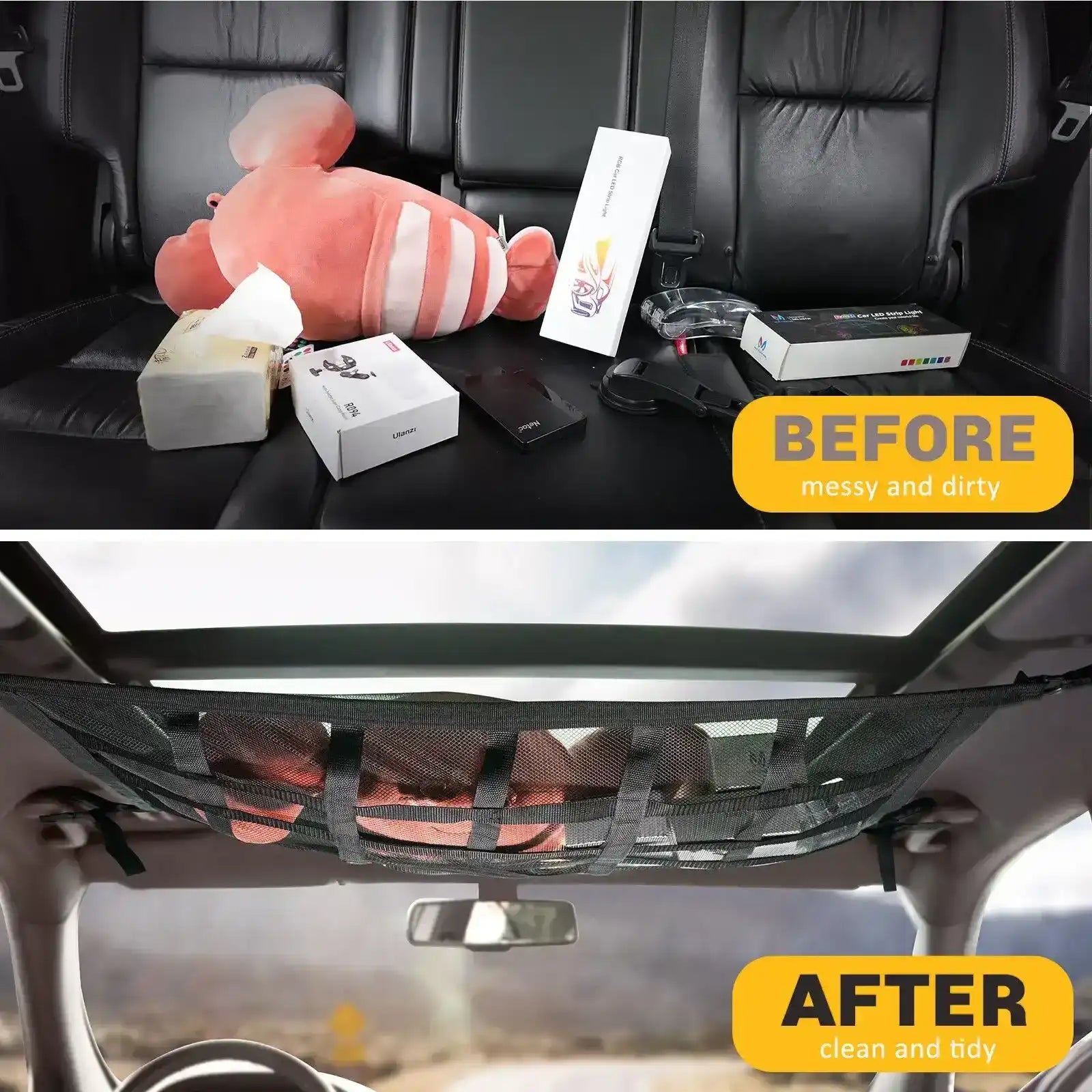 Auto-Decken-Netz Organizer Tasche – SwissGlanzGarage Autopflege Schweiz