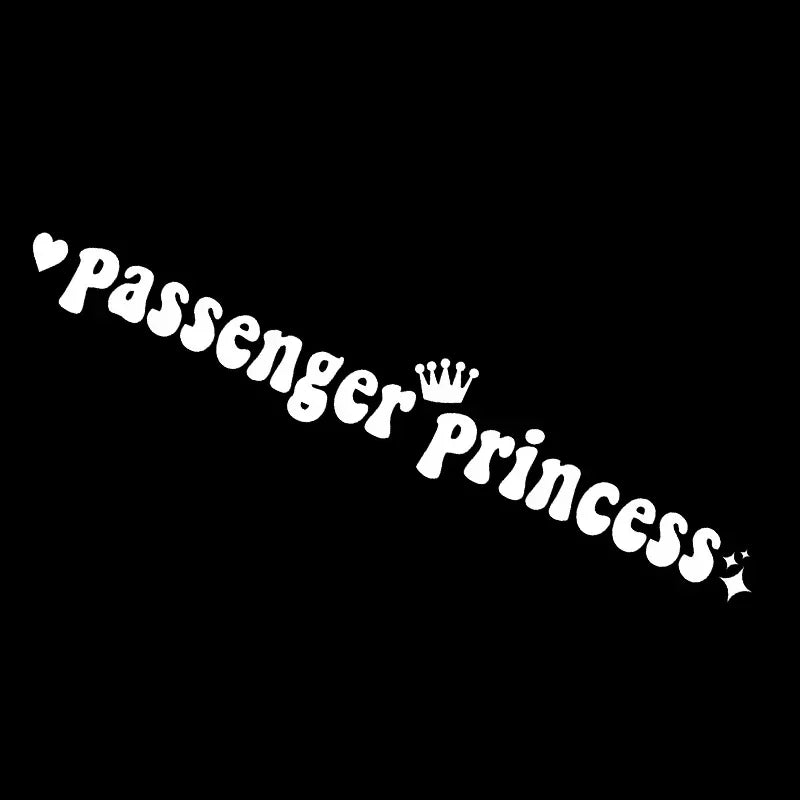 Passenger Princess Auto-Aufkleber 15x2.3cm