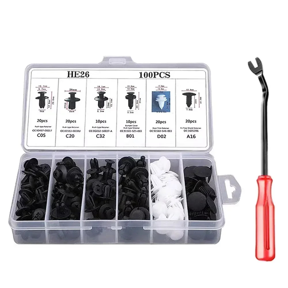 Auto Fastener Clips Set 100 Stück