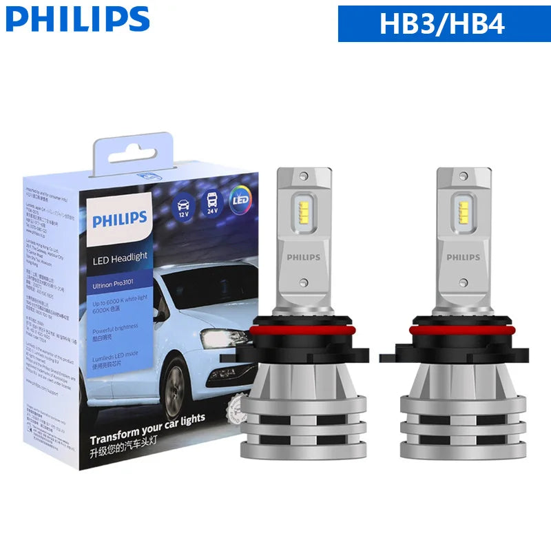 Philips LED Scheinwerfer H1 H3 H4 H7 H11 Ultinon Pro3101