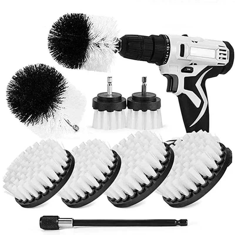 Bürsten-Set 2/3.5/4/5'' für Auto-Poller – SwissGlanzGarage Autopflege Schweiz