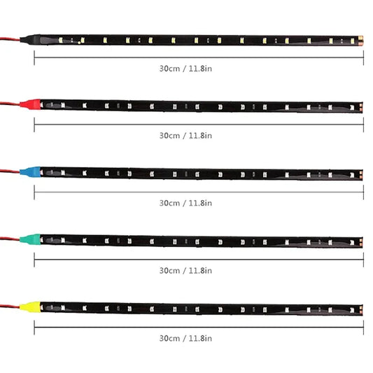 30CM LED Streifen Licht für Innenraum – SwissGlanzGarage Autopflege Schweiz