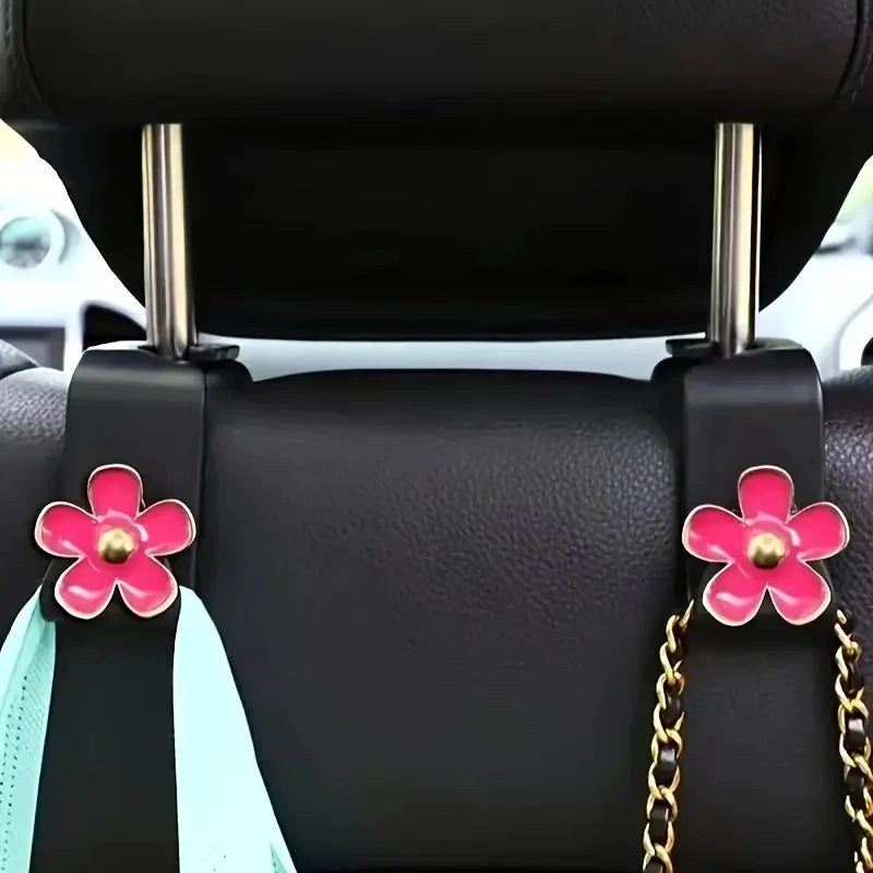 2er-Set Rückenlehn-Haken mit Blume