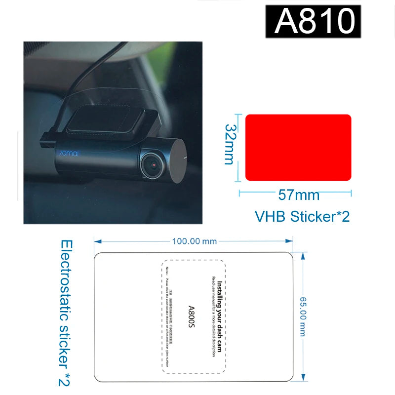 Halterung für 70mai Dash Cam A810 A800S