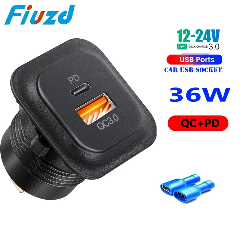 Auto Ladegerät Socket PD3.0 & QC3.0