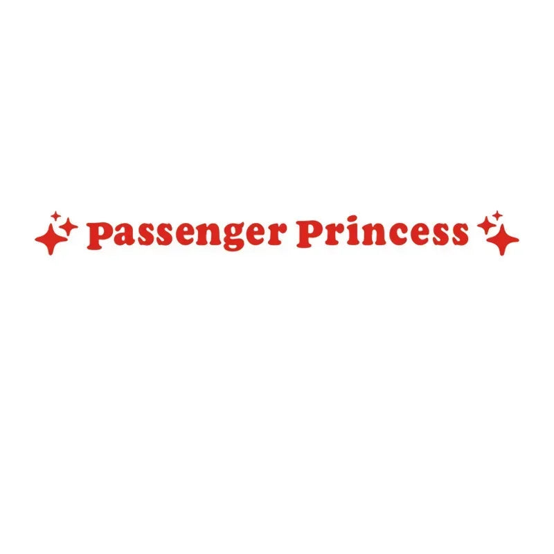 Spiegelaufkleber Passenger Princess