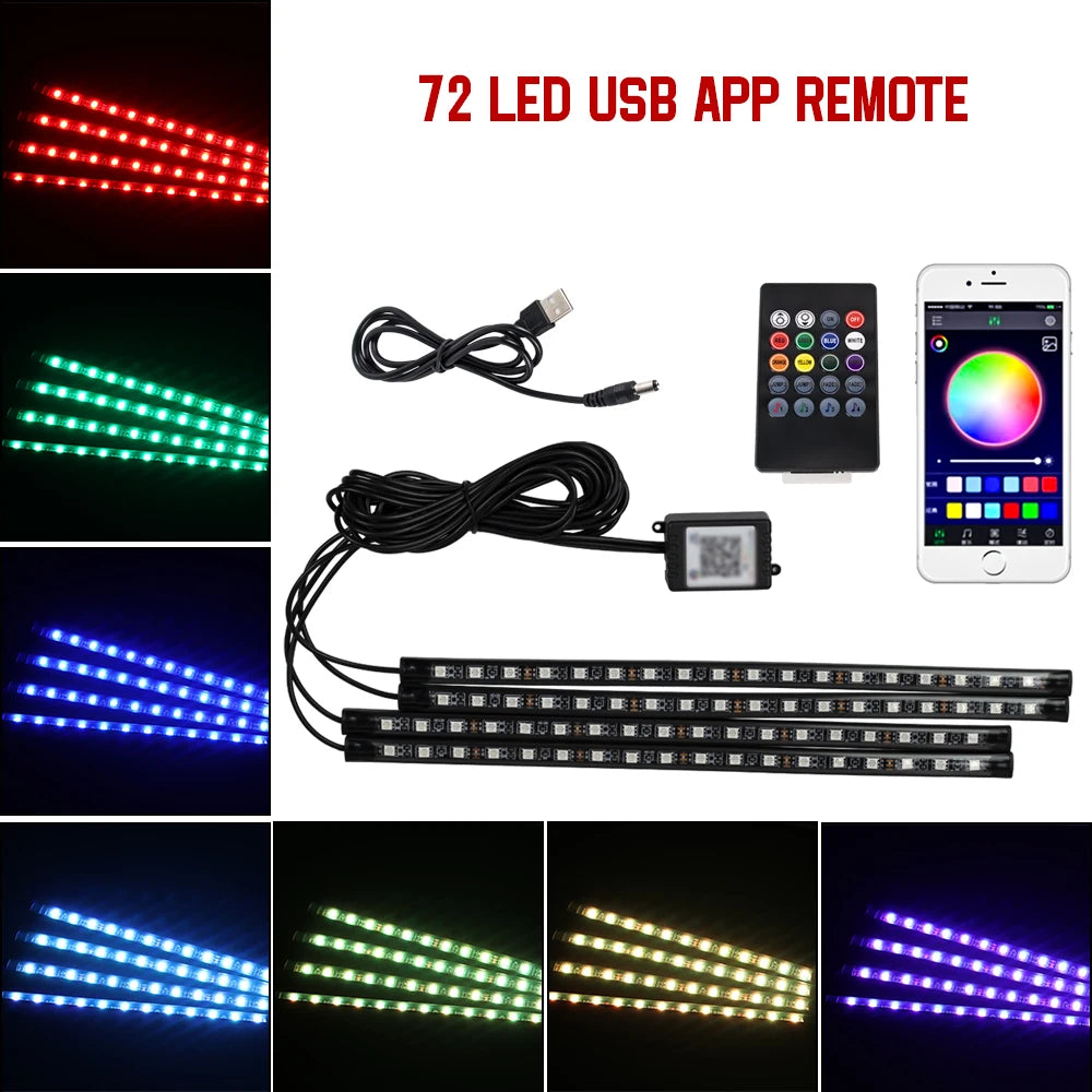 LED Fussraumbeleuchtung Set