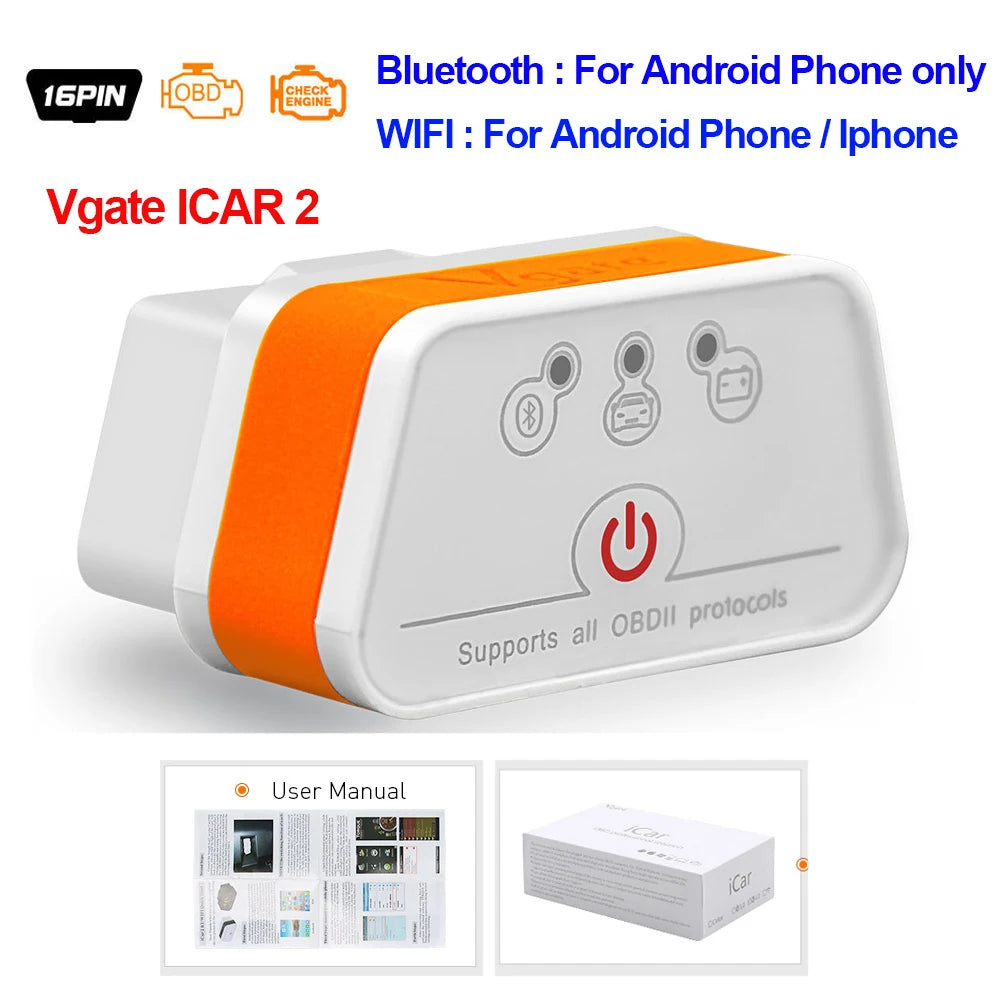 Vgate ICar2 OBD2 Bluetooth Scanner