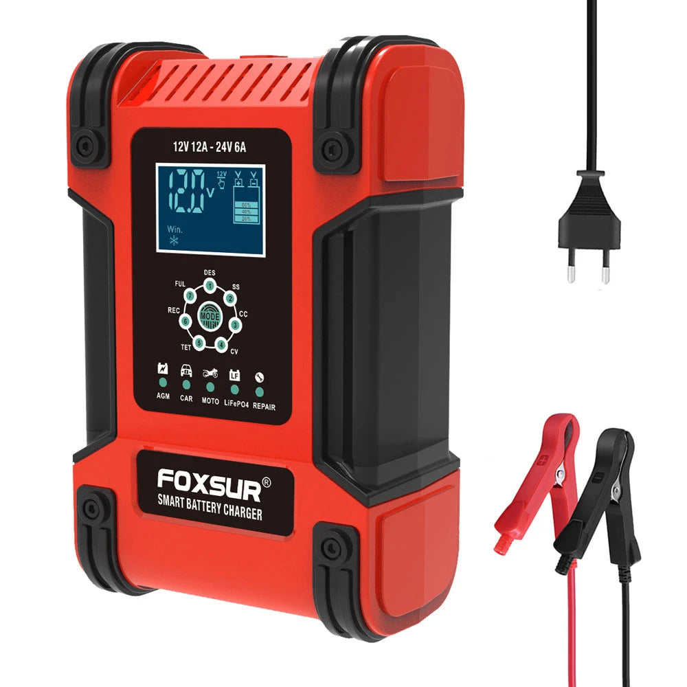 Foxsur 12V 12A Automatik Ladegerät